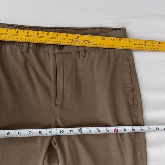 James Perse Standard Slim Twill Chino Pants 100% Cotton Tan Mens 26 - Picture 11 of 15
